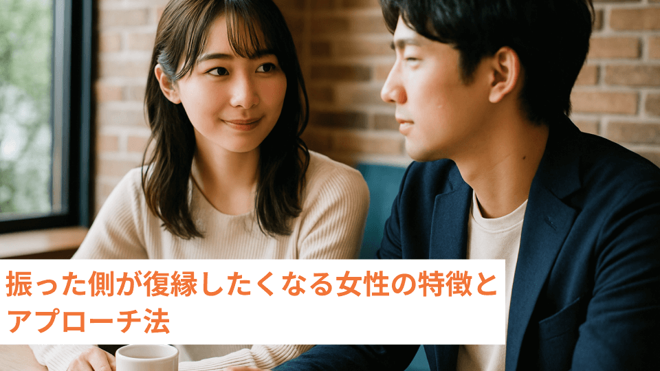 振った側が復縁したくなる女性の特徴とアプローチ法