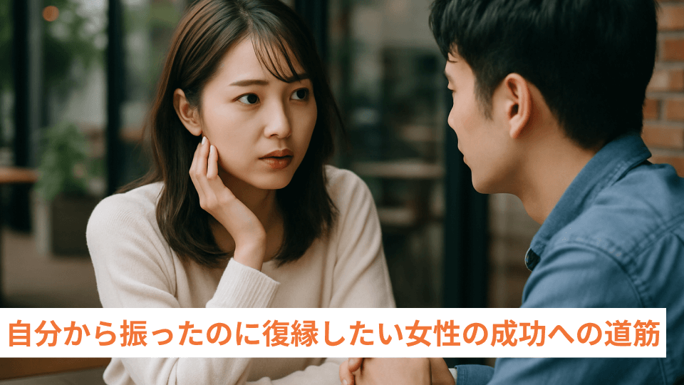 自分から振ったのに復縁したい女性の成功への道筋