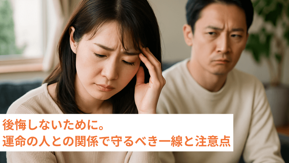 後悔しないために。運命の人との関係で守るべき一線と注意点