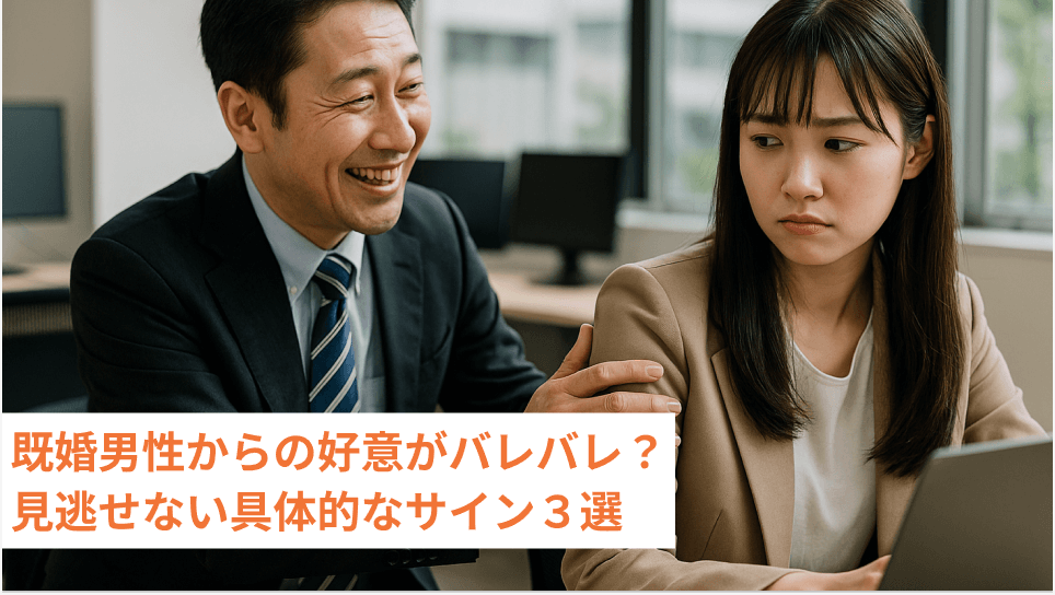 既婚男性からの好意がバレバレ？見逃せない具体的なサイン３選