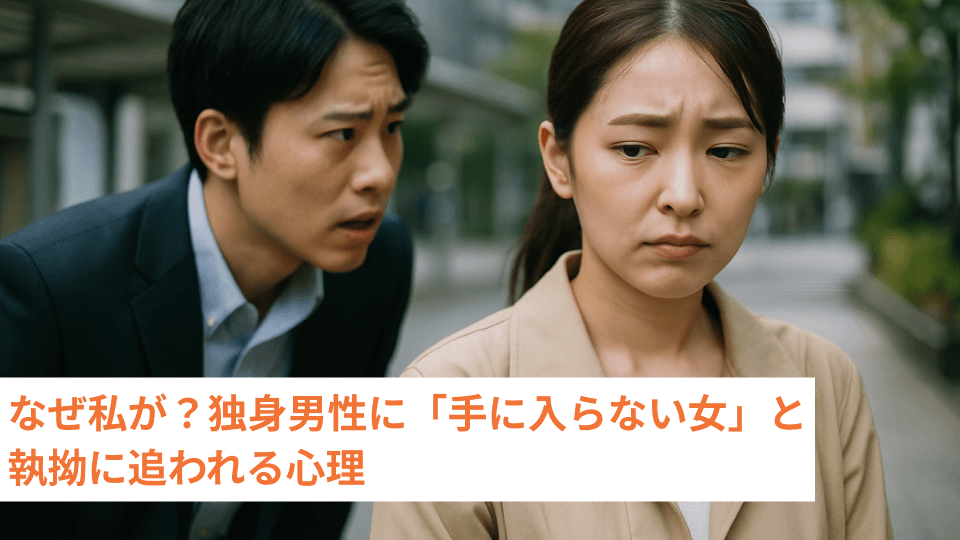 なぜ私が？独身男性に「手に入らない女」と執拗に追われる心理