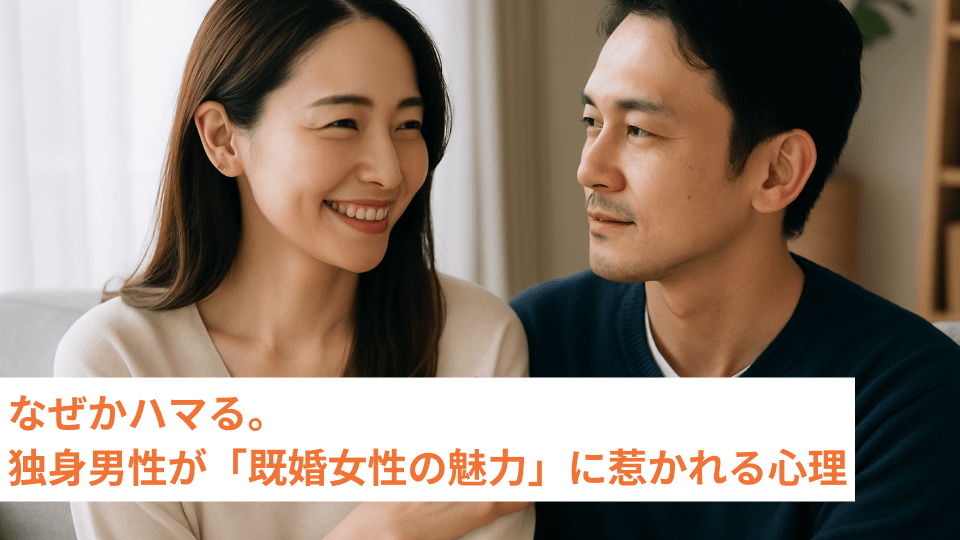 なぜかハマる。独身男性が「既婚女性の魅力」に惹かれる心理