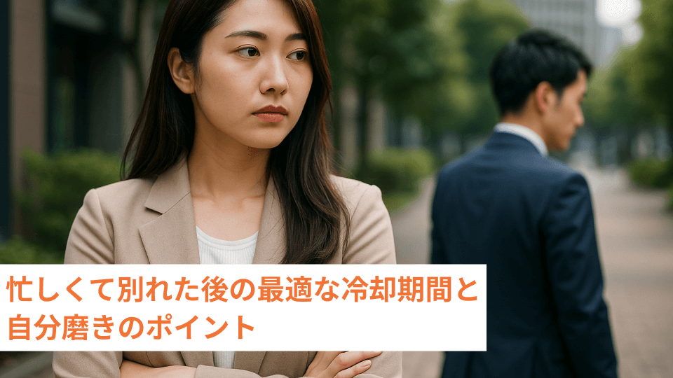 忙しくて別れた後の最適な冷却期間と自分磨きのポイント