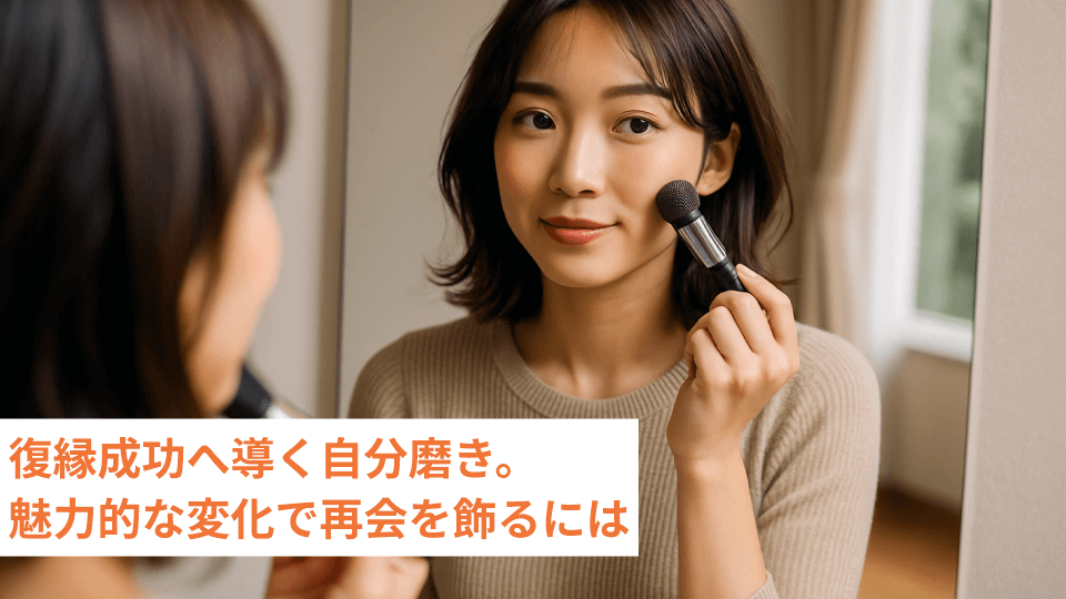 復縁成功へ導く自分磨き。魅力的な変化で再会を飾るには