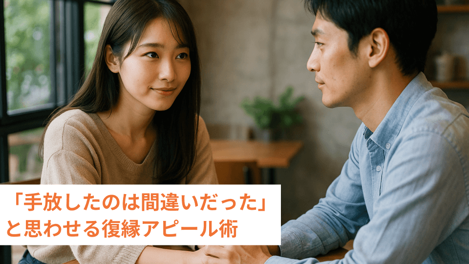 「手放したのは間違いだった」と思わせる復縁アピール術