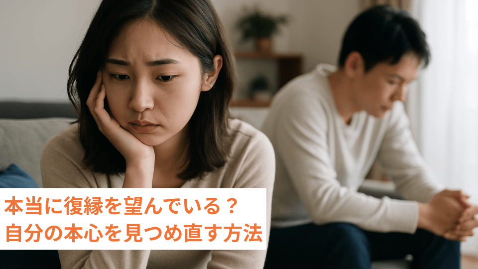 本当に復縁を望んでいる？自分の本心を見つめ直す方法