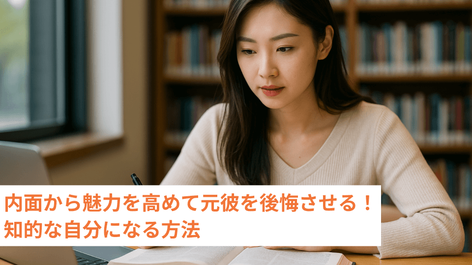 内面から魅力を高めて元彼を後悔させる！知的な自分になる方法