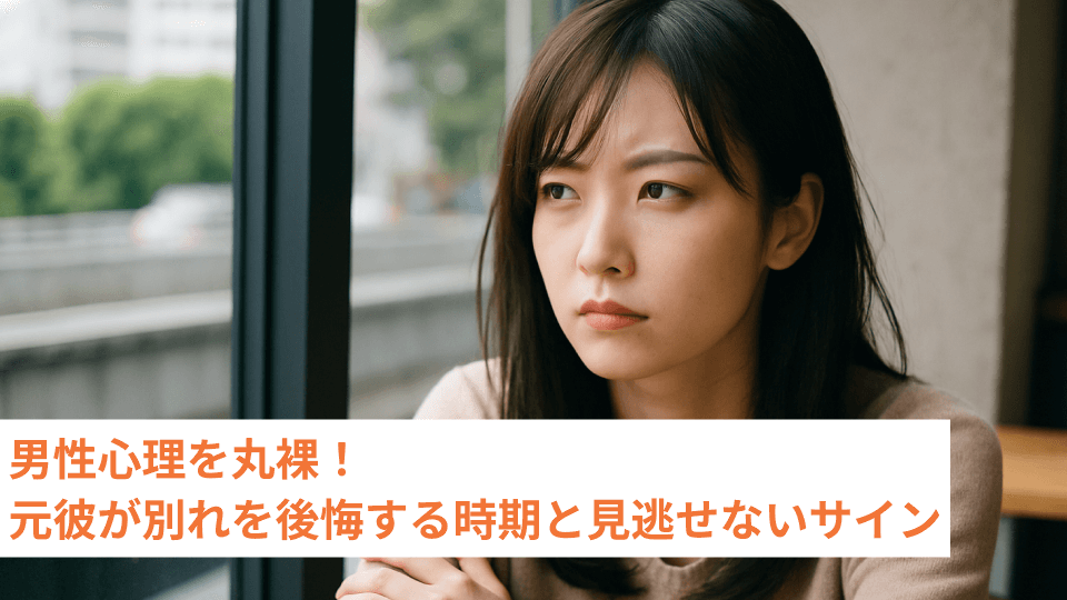 男性心理を丸裸！元彼が別れを後悔する時期と見逃せないサイン