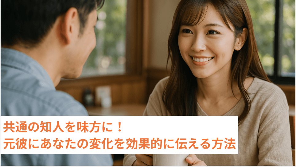 共通の知人を味方に！元彼にあなたの変化を効果的に伝える方法
