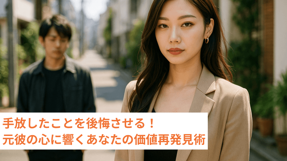 手放したことを後悔させる！元彼の心に響くあなたの価値再発見術