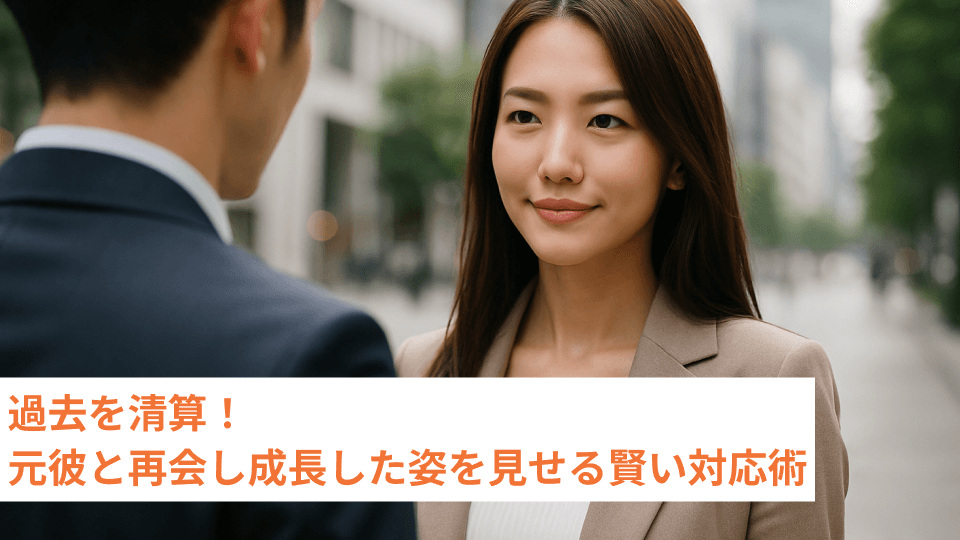 過去を清算！元彼と再会し成長した姿を見せる賢い対応術