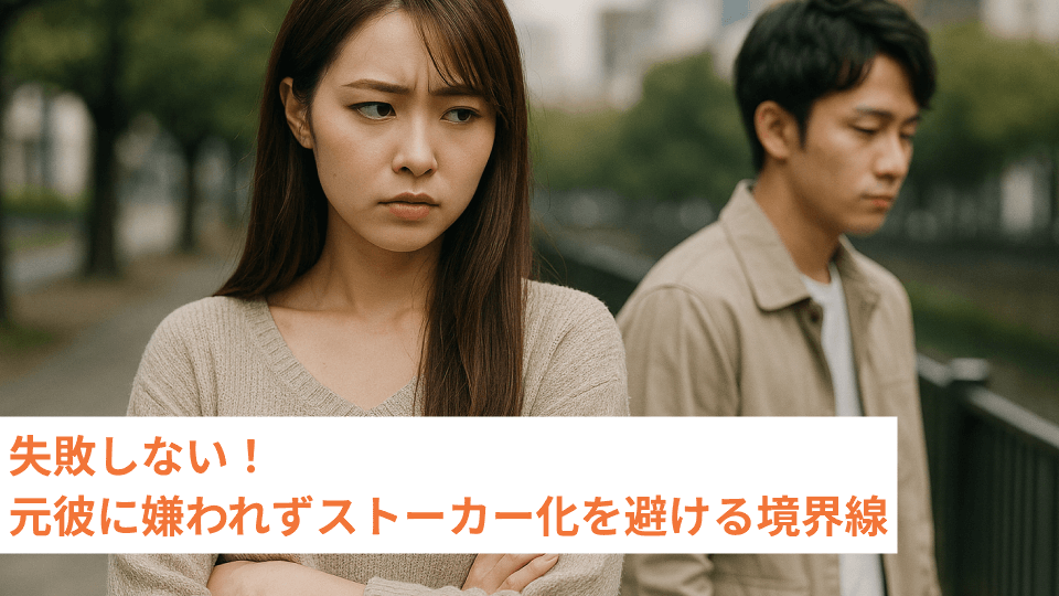 失敗しない！元彼に嫌われずストーカー化を避ける境界線