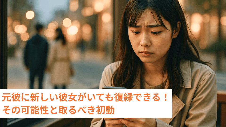 元彼に新しい彼女がいても復縁できる！その可能性と取るべき初動
