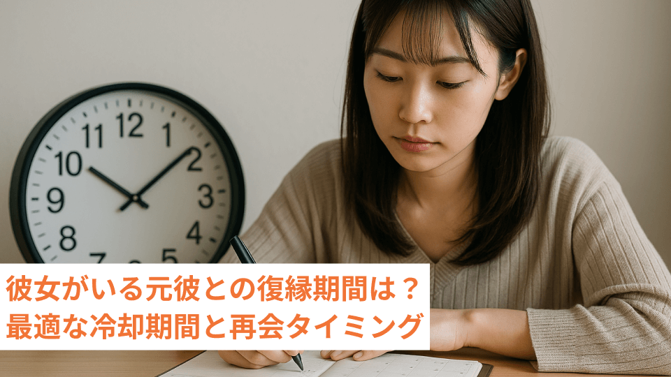 彼女がいる元彼との復縁期間は？最適な冷却期間と再会タイミング