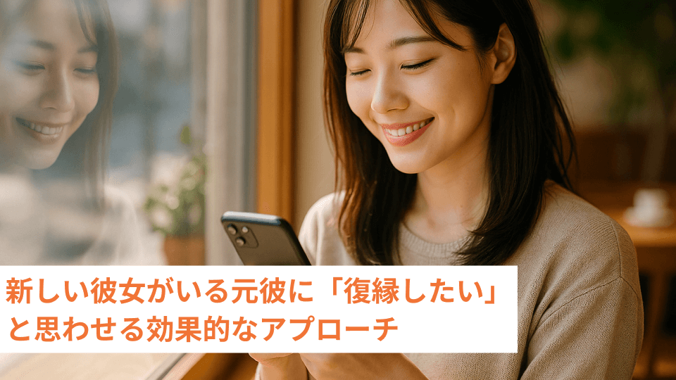 新しい彼女がいる元彼に「復縁したい」と思わせる効果的なアプローチ