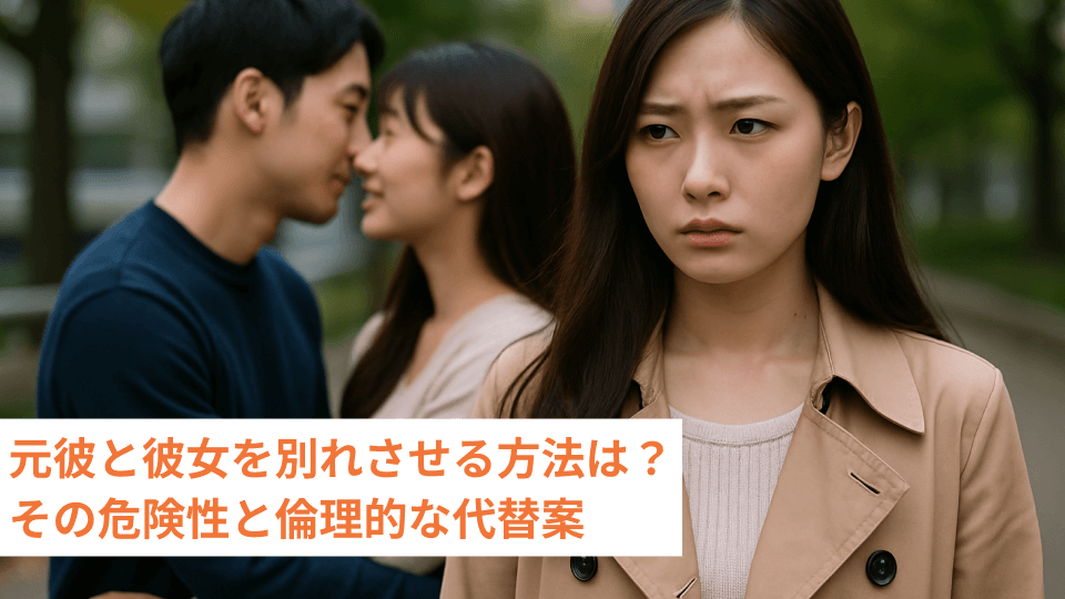 元彼と彼女を別れさせる方法は？その危険性と倫理的な代替案