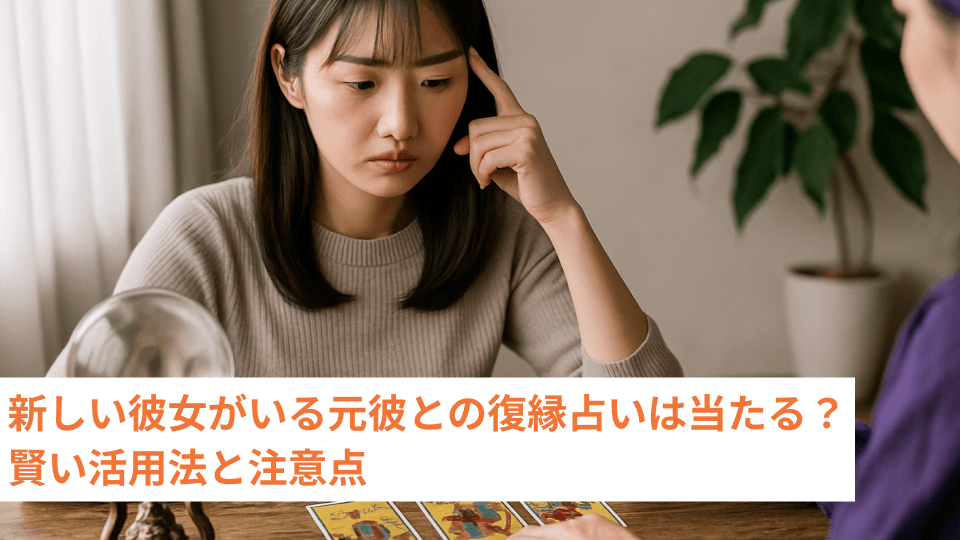 新しい彼女がいる元彼との復縁占いは当たる？賢い活用法と注意点