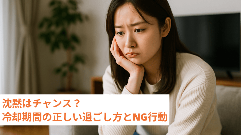 沈黙はチャンス？冷却期間の正しい過ごし方とNG行動