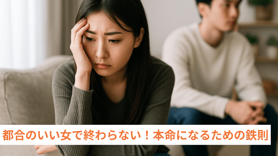 都合のいい女で終わらない！本命になるための鉄則