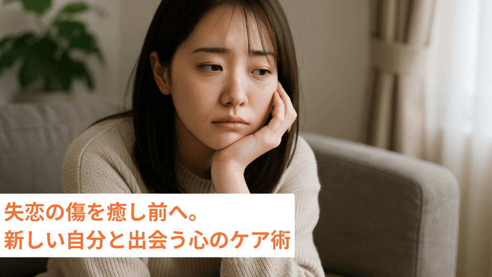 失恋の傷を癒し前へ。新しい自分と出会う心のケア術