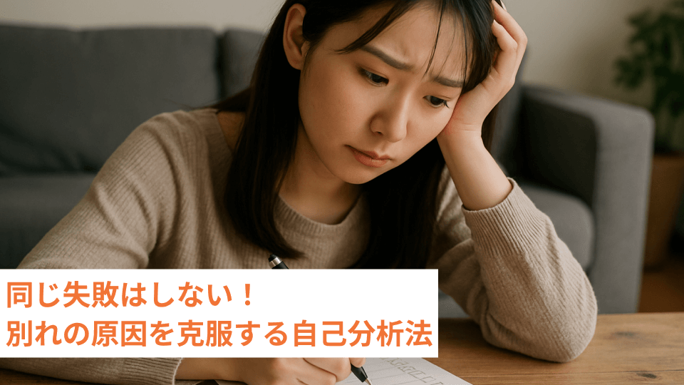 同じ失敗はしない！別れの原因を克服する自己分析法