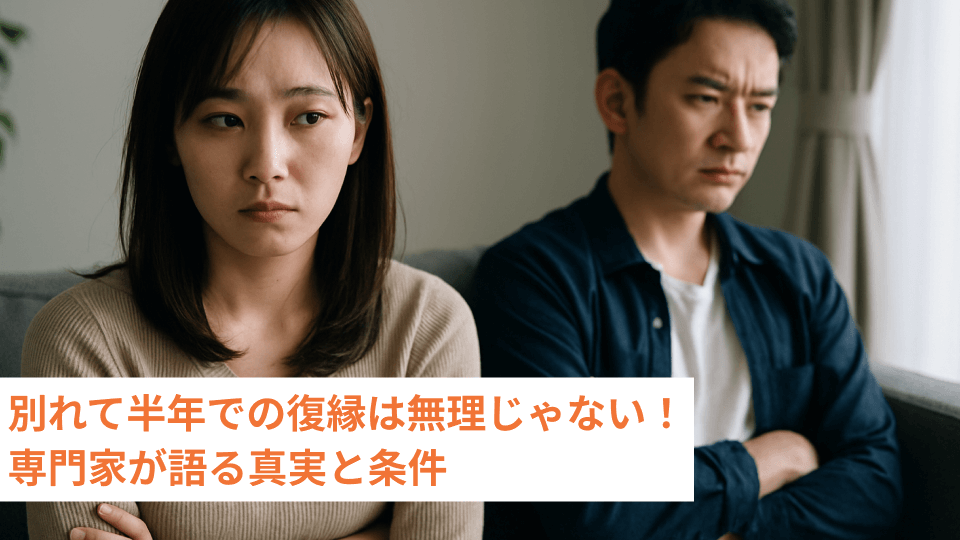 別れて半年での復縁は無理じゃない！専門家が語る真実と条件