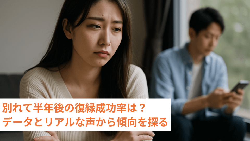 別れて半年後の復縁成功率は？データとリアルな声から傾向を探る