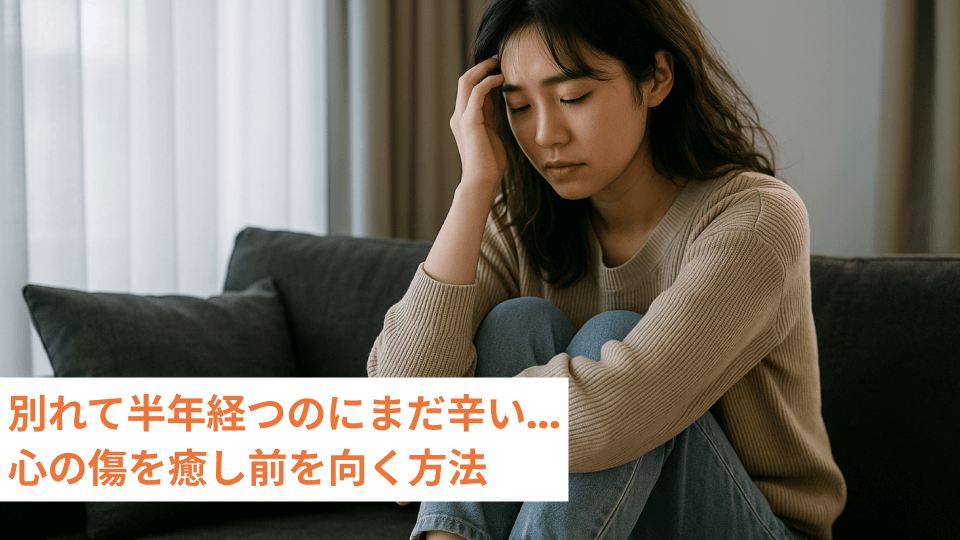 別れて半年経つのにまだ辛い…心の傷を癒し前を向く方法