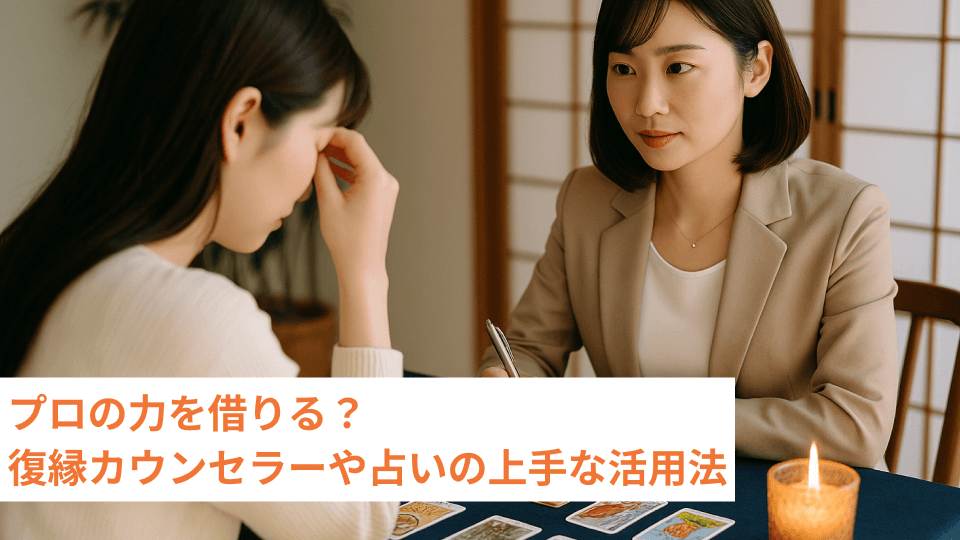 プロの力を借りる？復縁カウンセラーや占いの上手な活用法