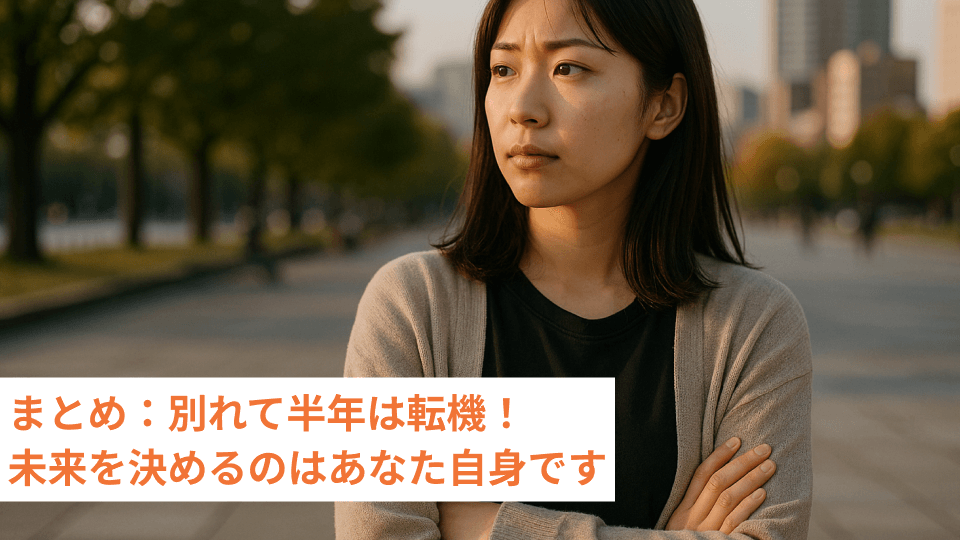 まとめ：別れて半年は転機！未来を決めるのはあなた自身です