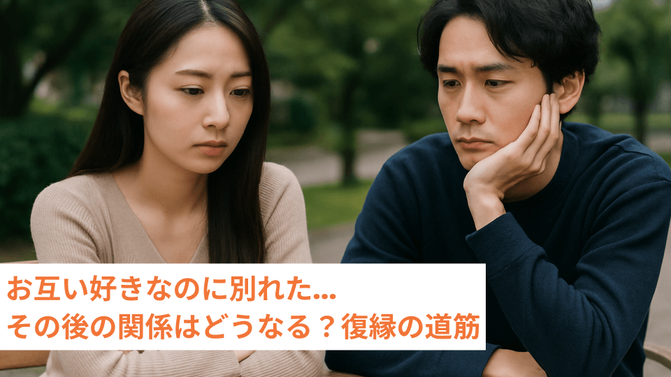お互い好きなのに別れた…その後の関係はどうなる？復縁の道筋