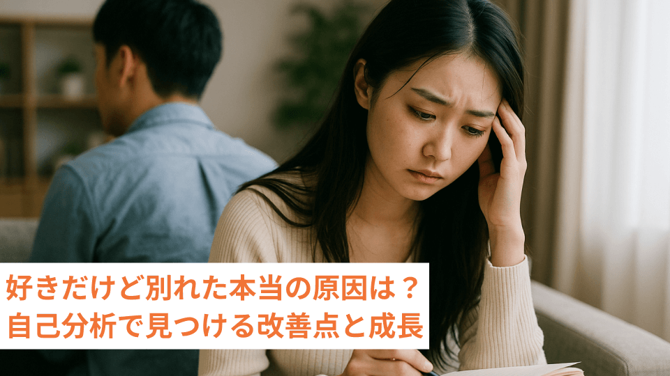 好きだけど別れた本当の原因は？自己分析で見つける改善点と成長