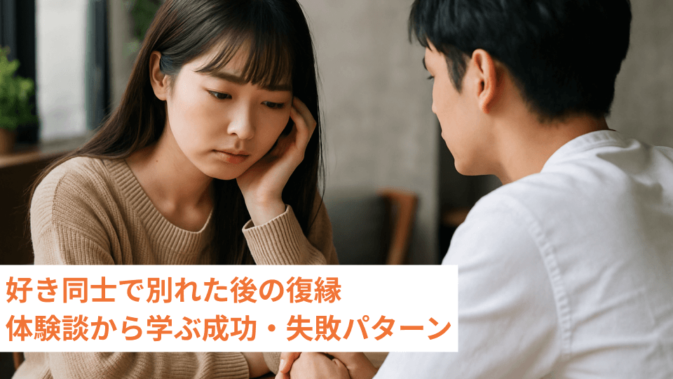 好き同士で別れた後の復縁 体験談から学ぶ成功・失敗パターン