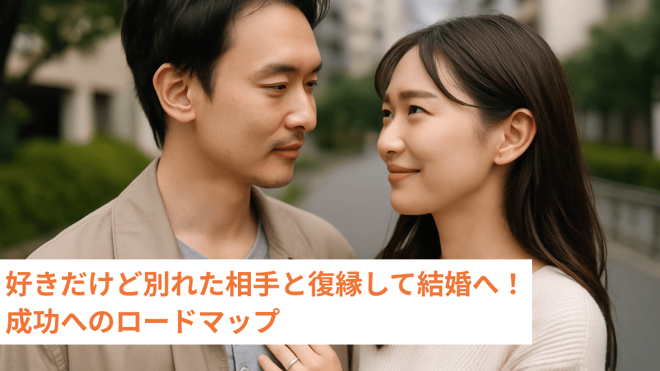 好きだけど別れた相手と復縁して結婚へ！成功へのロードマップ