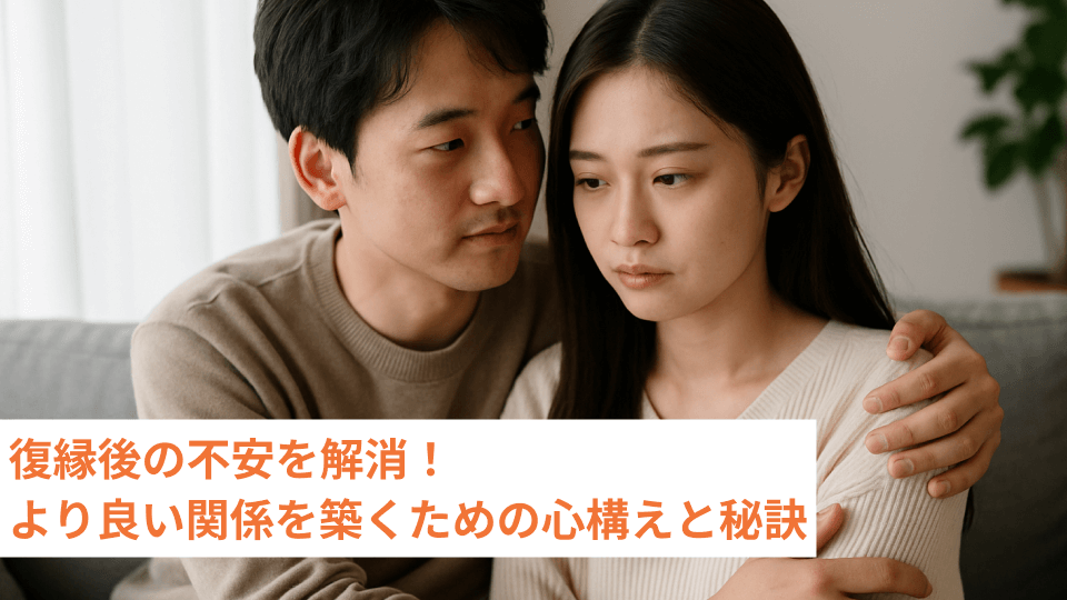 復縁後の不安を解消！より良い関係を築くための心構えと秘訣