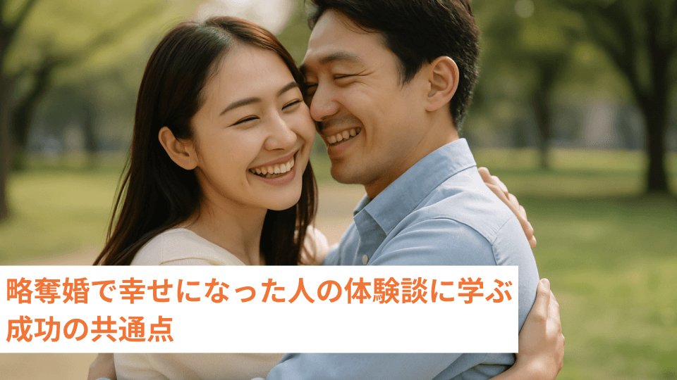 略奪婚で幸せになった人の体験談に学ぶ成功の共通点