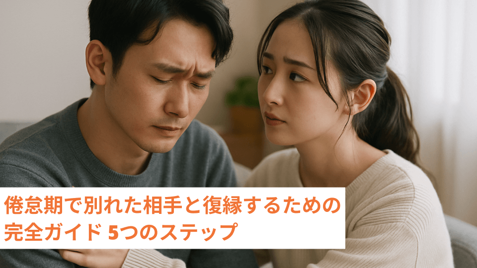 倦怠期で別れた相手と復縁するための完全ガイド 5つのステップ
