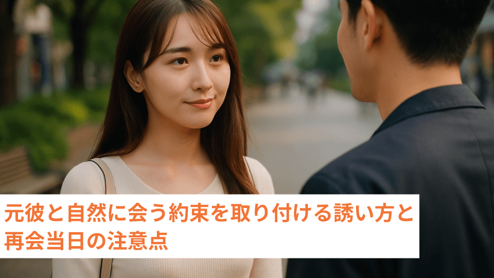 元彼と自然に会う約束を取り付ける誘い方と再会当日の注意点