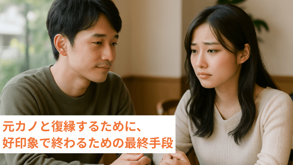 元カノと復縁するために、好印象で終わるための最終手段