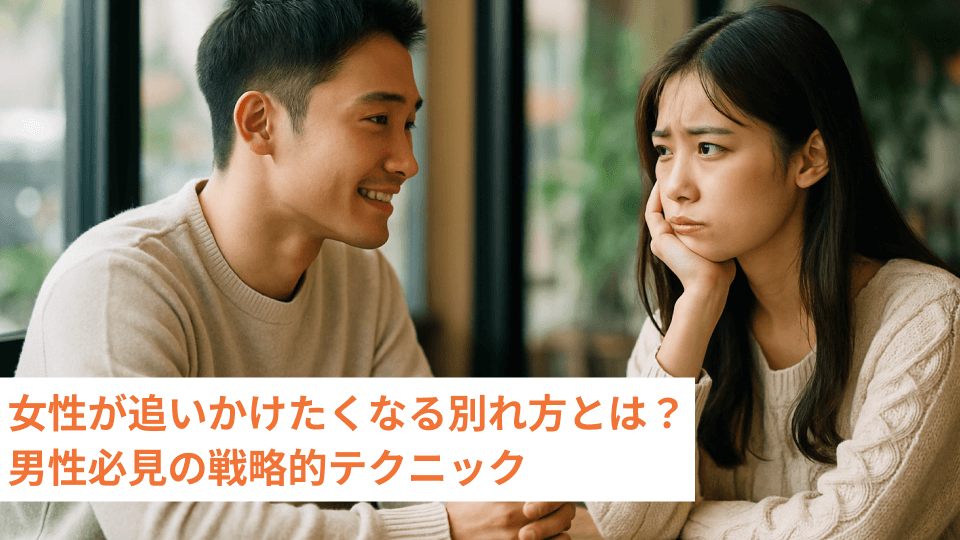 女性が追いかけたくなる別れ方とは？男性必見の戦略的テクニック