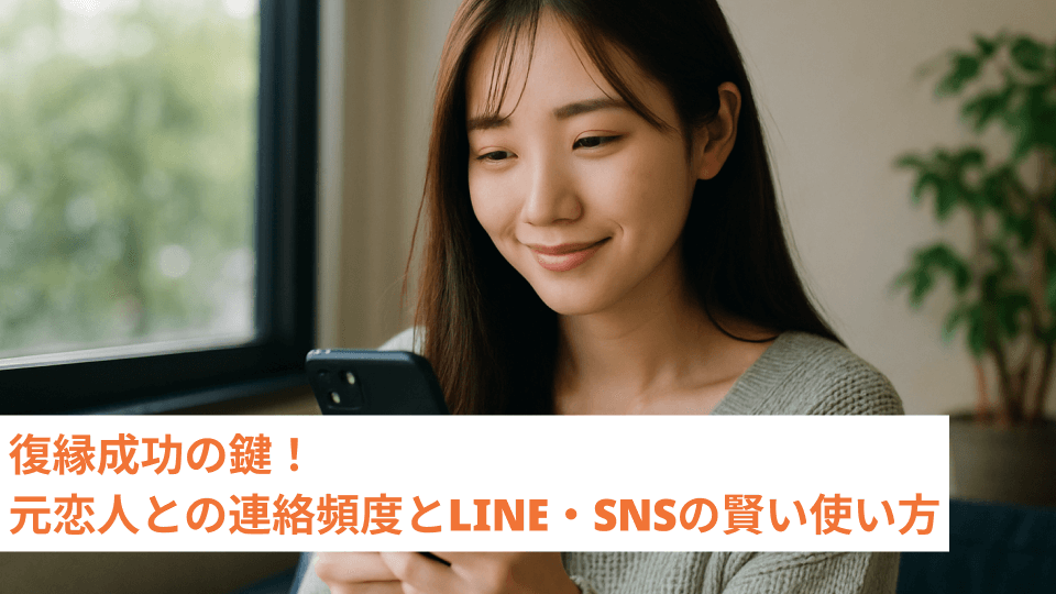 復縁成功の鍵！元恋人との連絡頻度とLINE・SNSの賢い使い方