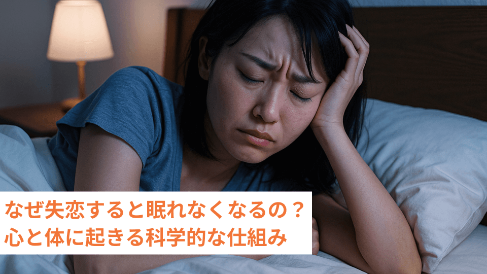 なぜ失恋すると眠れなくなるの？心と体に起きる科学的な仕組み