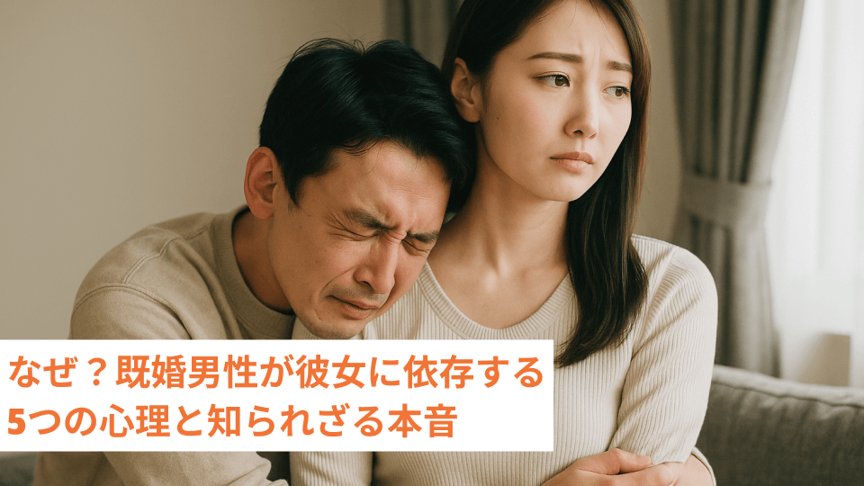 なぜ？既婚男性が彼女に依存する5つの心理と知られざる本音