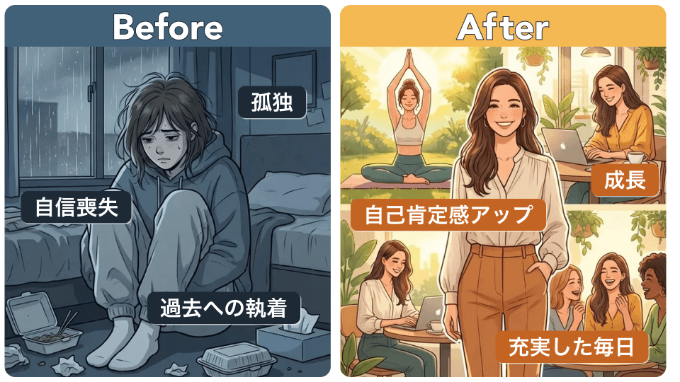 冷却期間のビフォーアフター