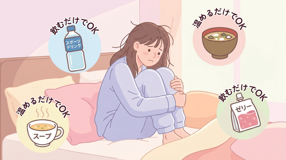 飲むだけ、温めるだけでいい食事 飲むだけ、温めるだけでいい食事
