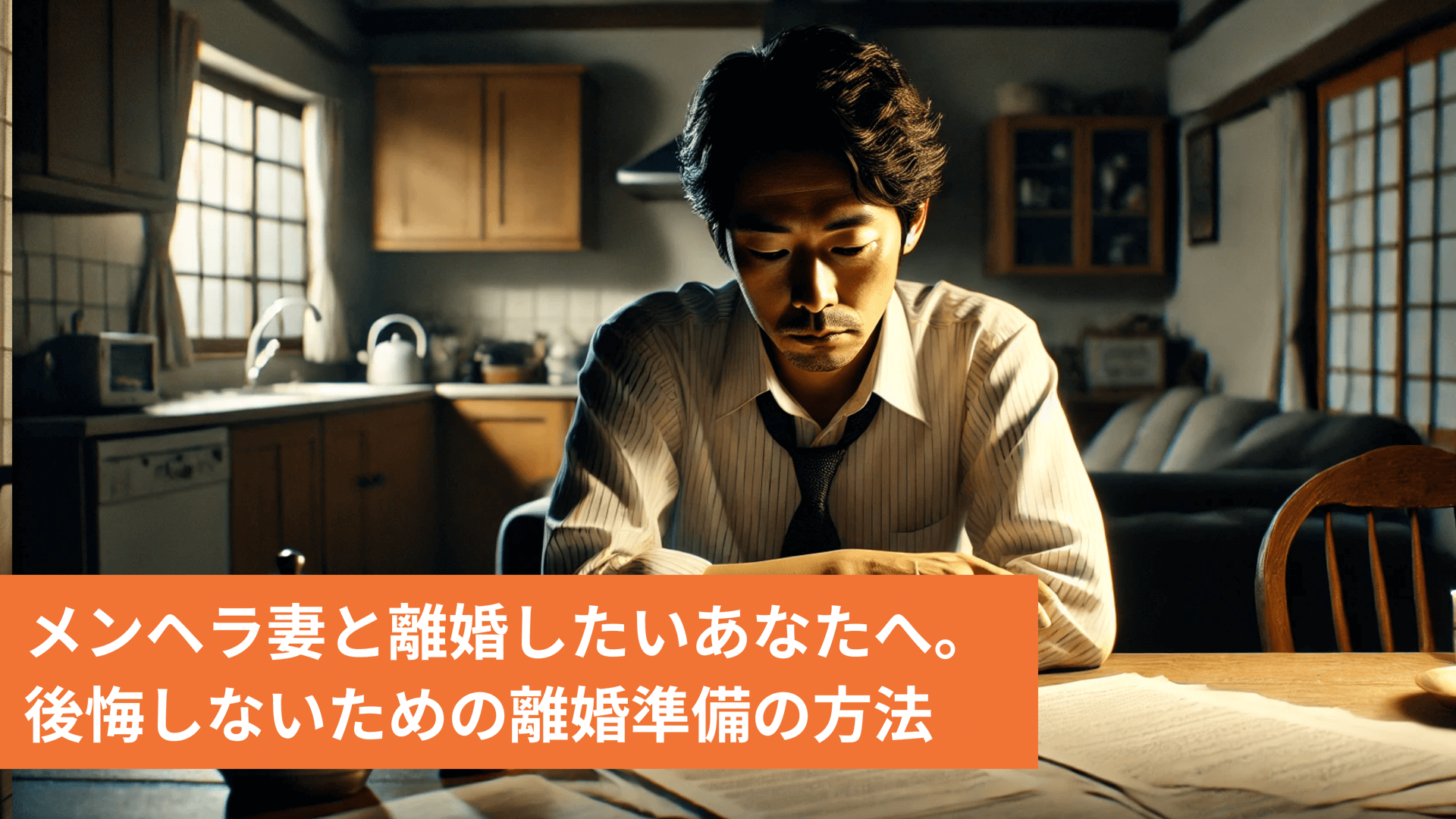 メンヘラ妻と離婚したいあなたへ。後悔しないための離婚準備の方法