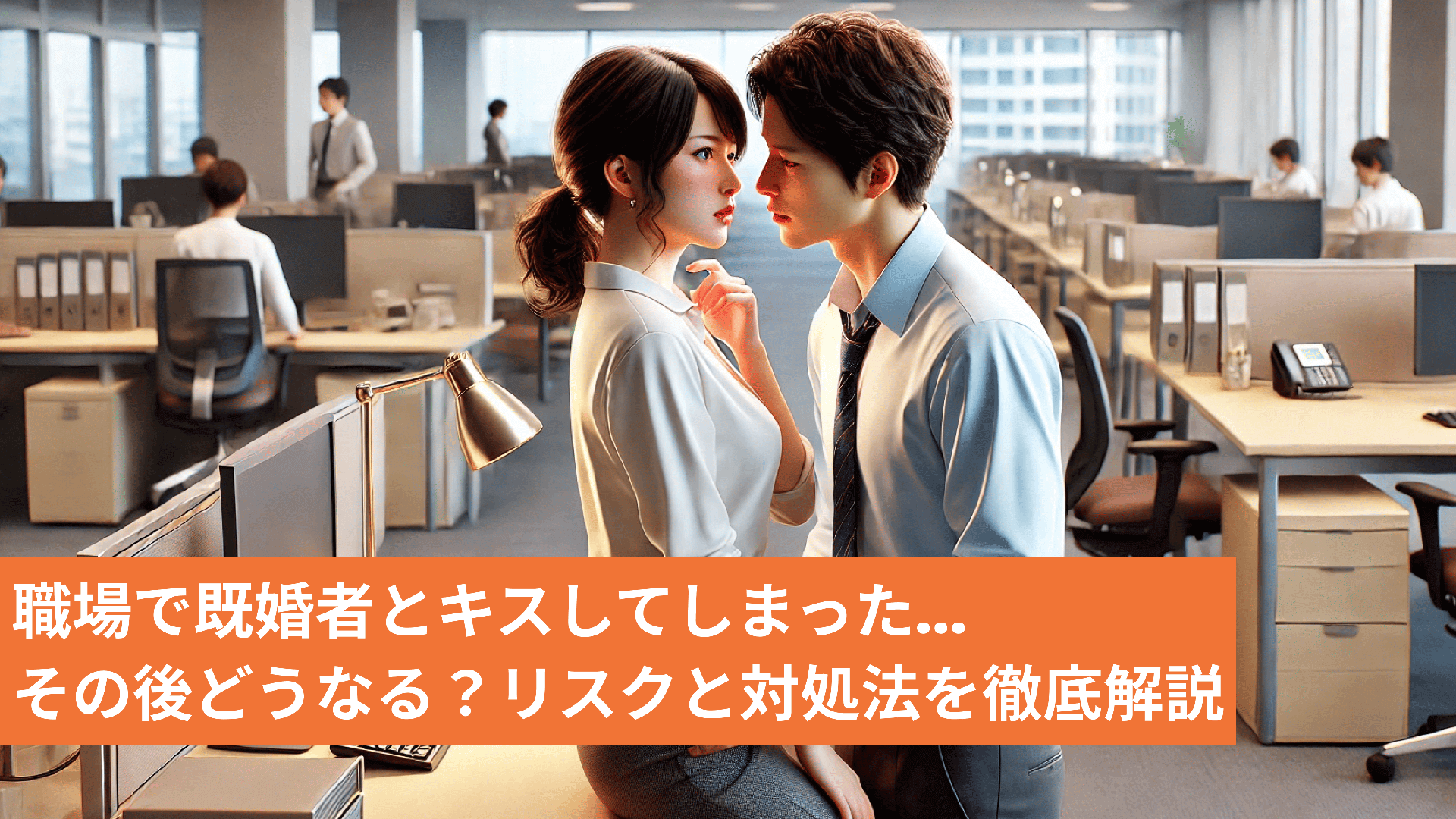 職場で既婚者とキスしてしまった…その後どうなる？リスクと対処法を徹底解説