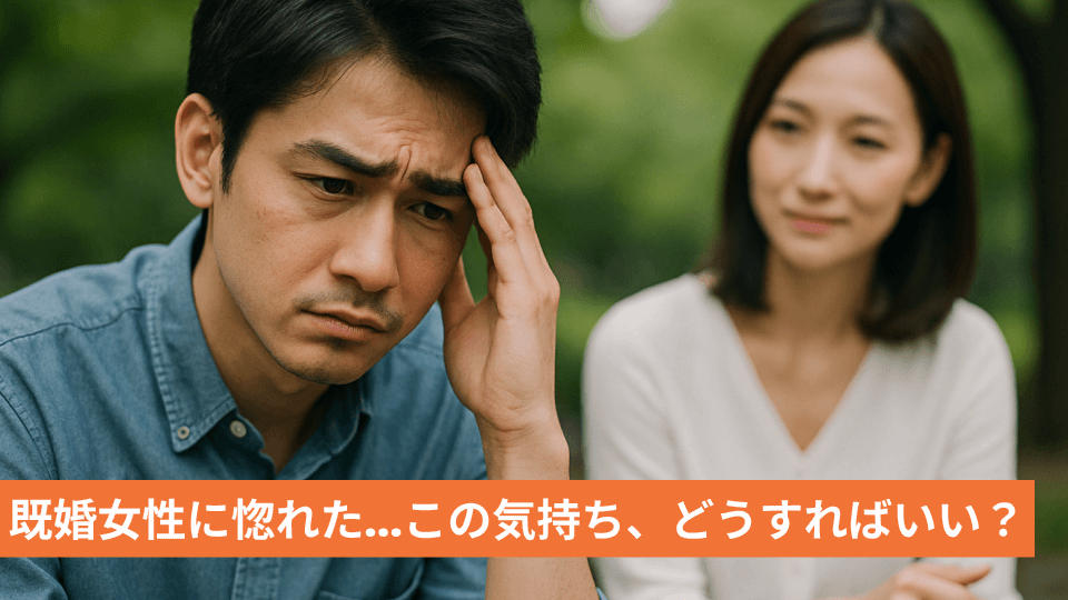 既婚女性に惚れた…この気持ち、どうすればいい？