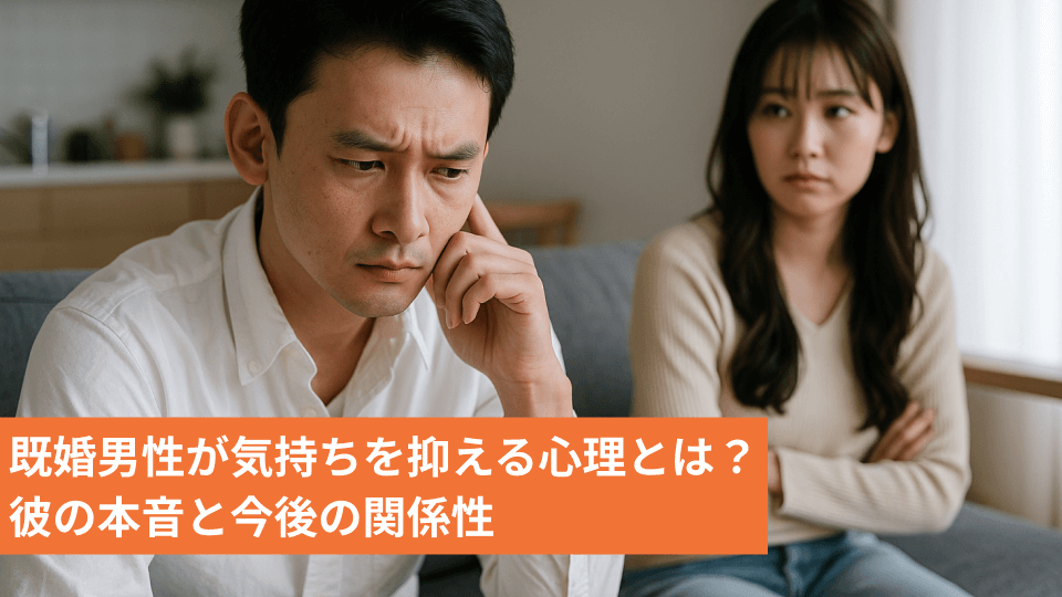 既婚男性が気持ちを抑える心理とは？彼の本音と今後の関係性