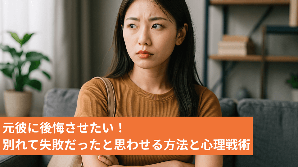 元彼に後悔させたい!別れて失敗だったと思わせる方法と心理戦術